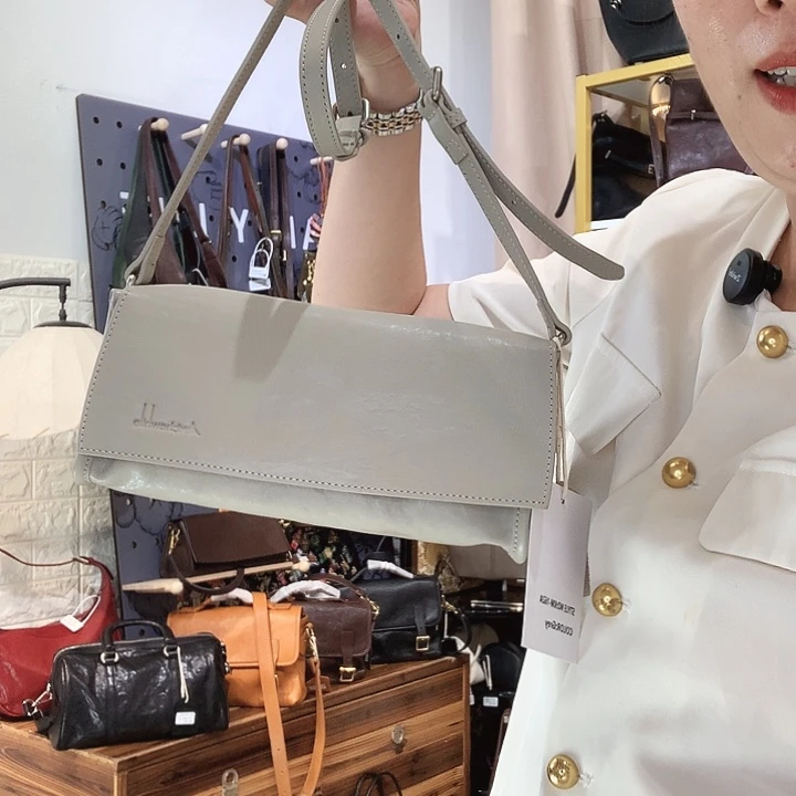 头层牛皮头层牛皮真皮女包单肩斜挎包