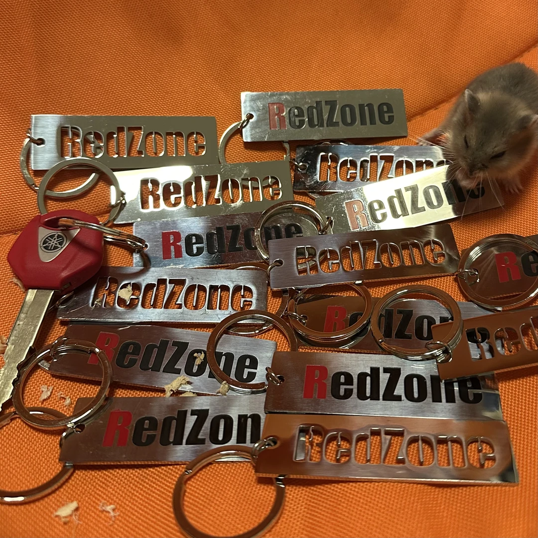 Redzone老鼠屎不锈钢钥匙牌