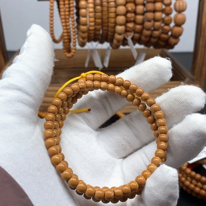 橄榄核手串/手链星****05.0老挝圆珠老型脖挂