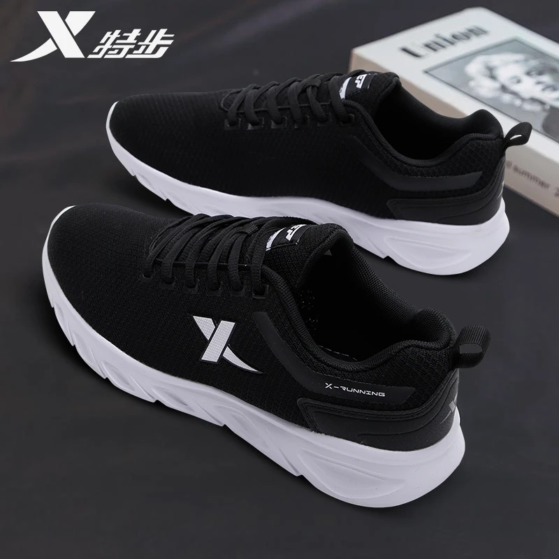 特步男鞋2025新款秋冬网面透气减震跑步鞋青少年休闲鞋男户外跑鞋