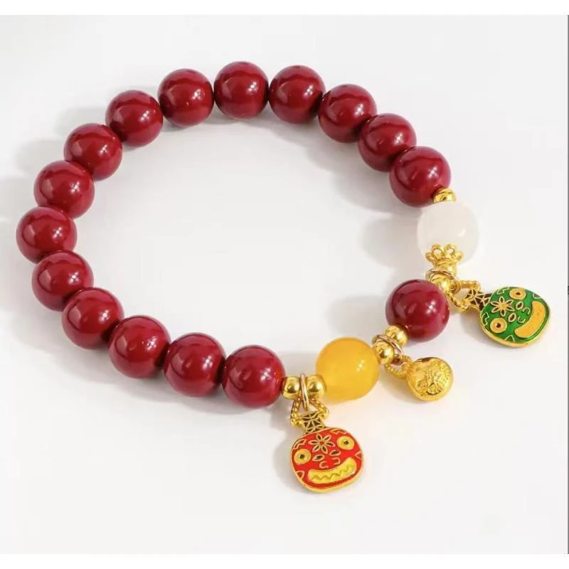 含辰砂工艺品 A8067    S级精美手串朱(无礼盒)