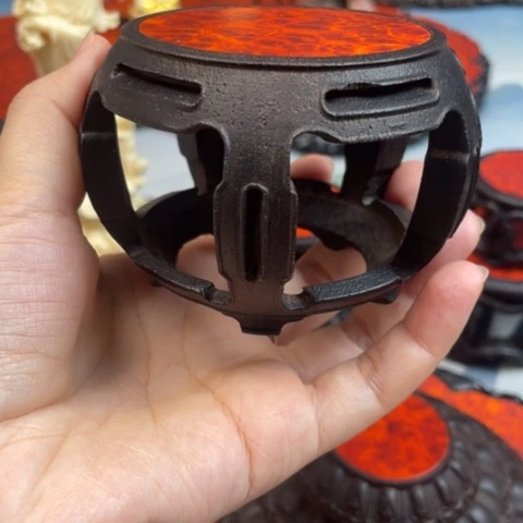 东非黑黄檀（紫光檀）虎*2个
