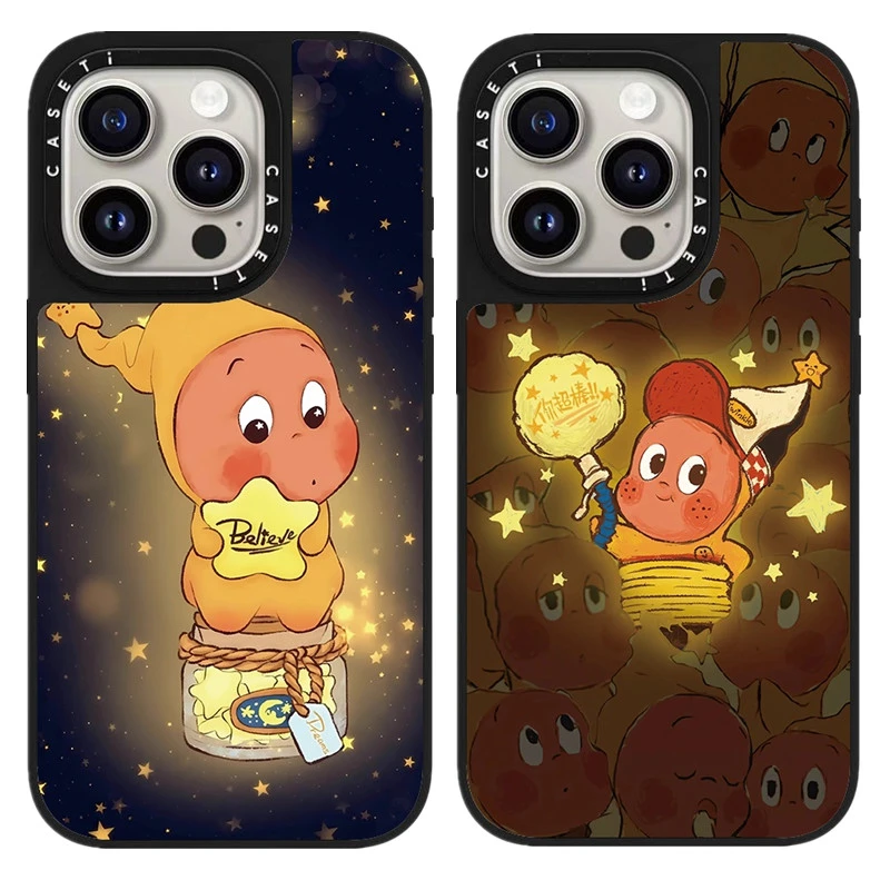 CASE 联名TwinkleTwinkle爱心围巾星星人苹果16promax壳适用iPhon