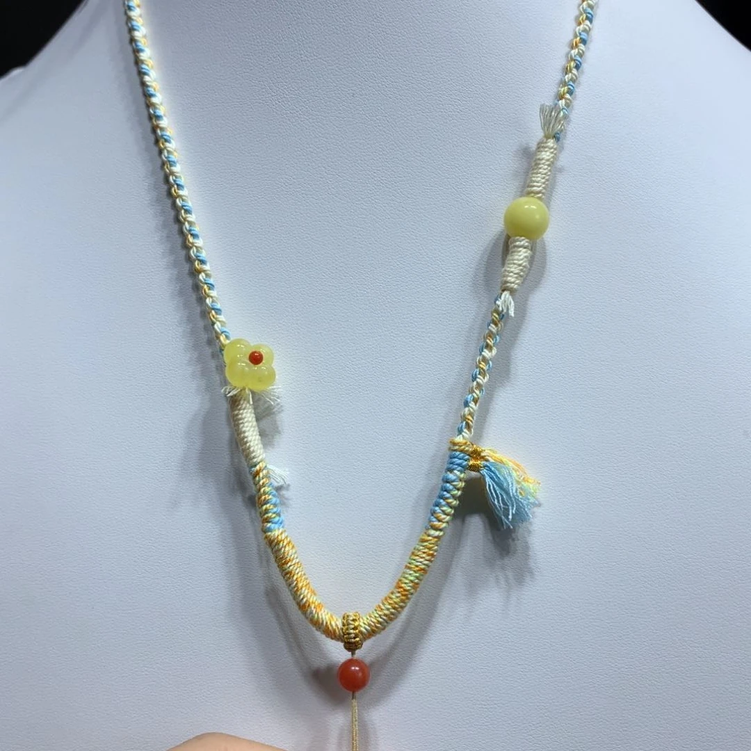 未镶嵌颈饰蜜蜡特价