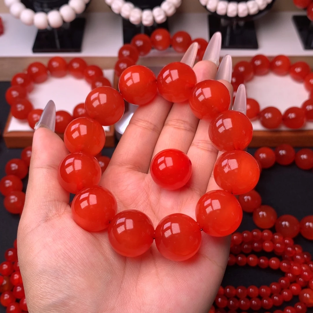 鹿骨其他但****?青鱼石手串2.0加一个单珠