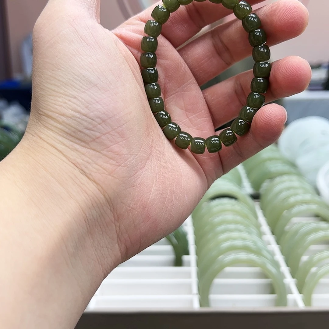 和田玉手串未镶嵌