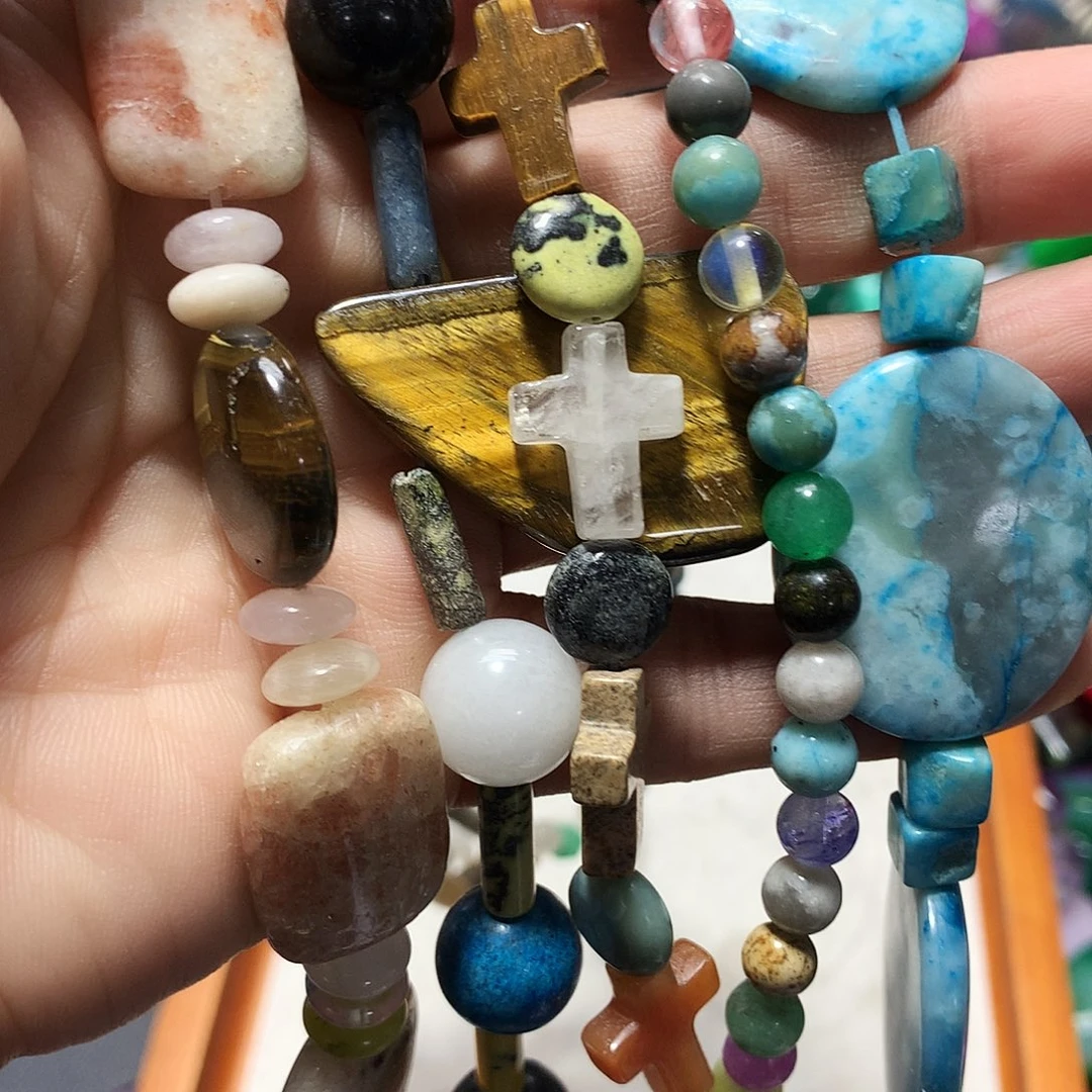 未镶嵌手串玛瑙/玉髓五条