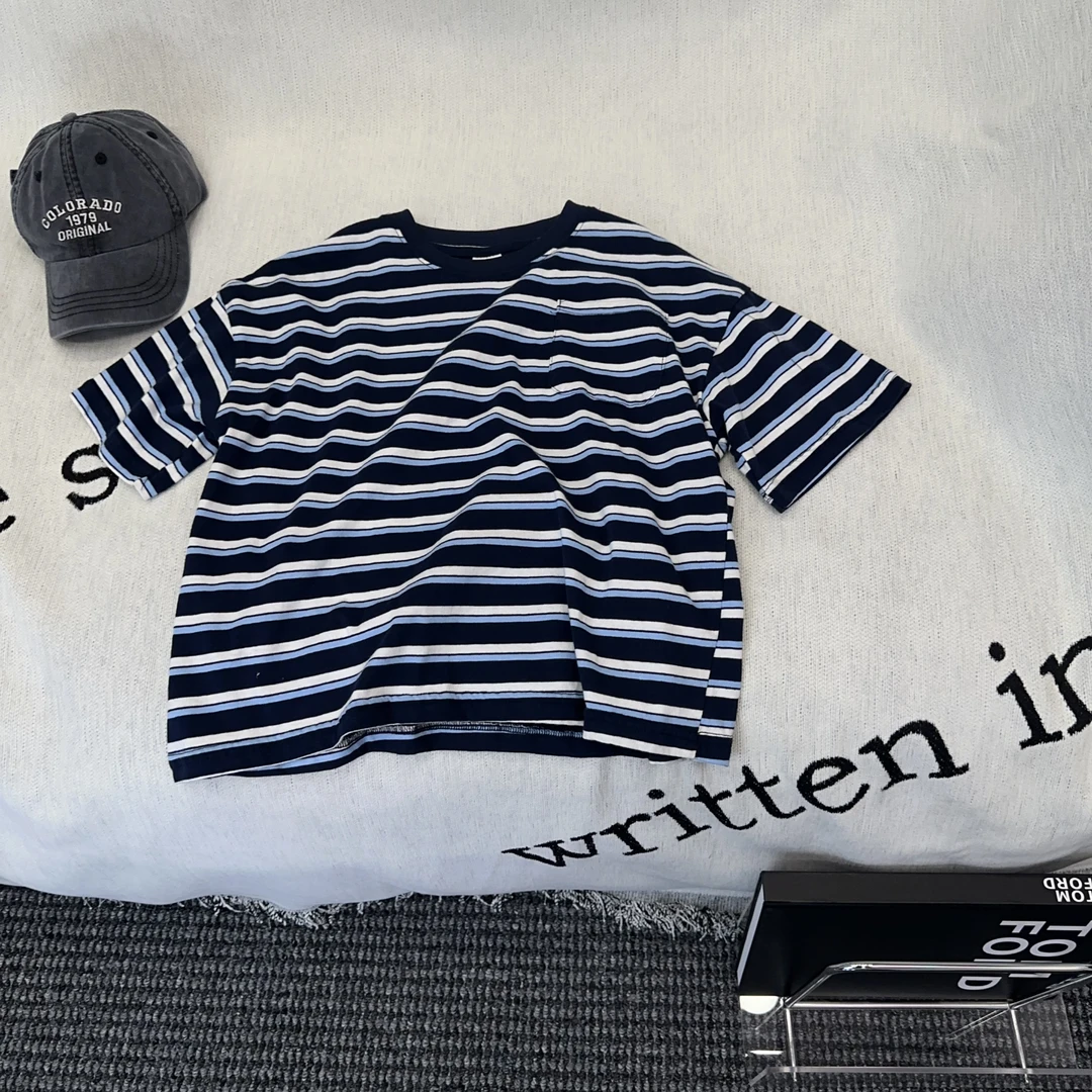 KM PERSONALITY 2025 新款 夏季男童短袖T恤 25232