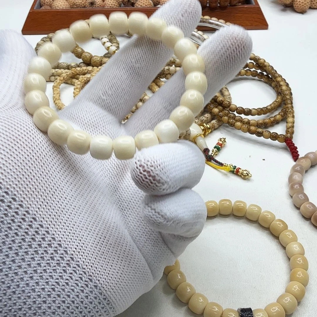 星月菩提吊坠13灭世白玉菩提10左右桶单圈