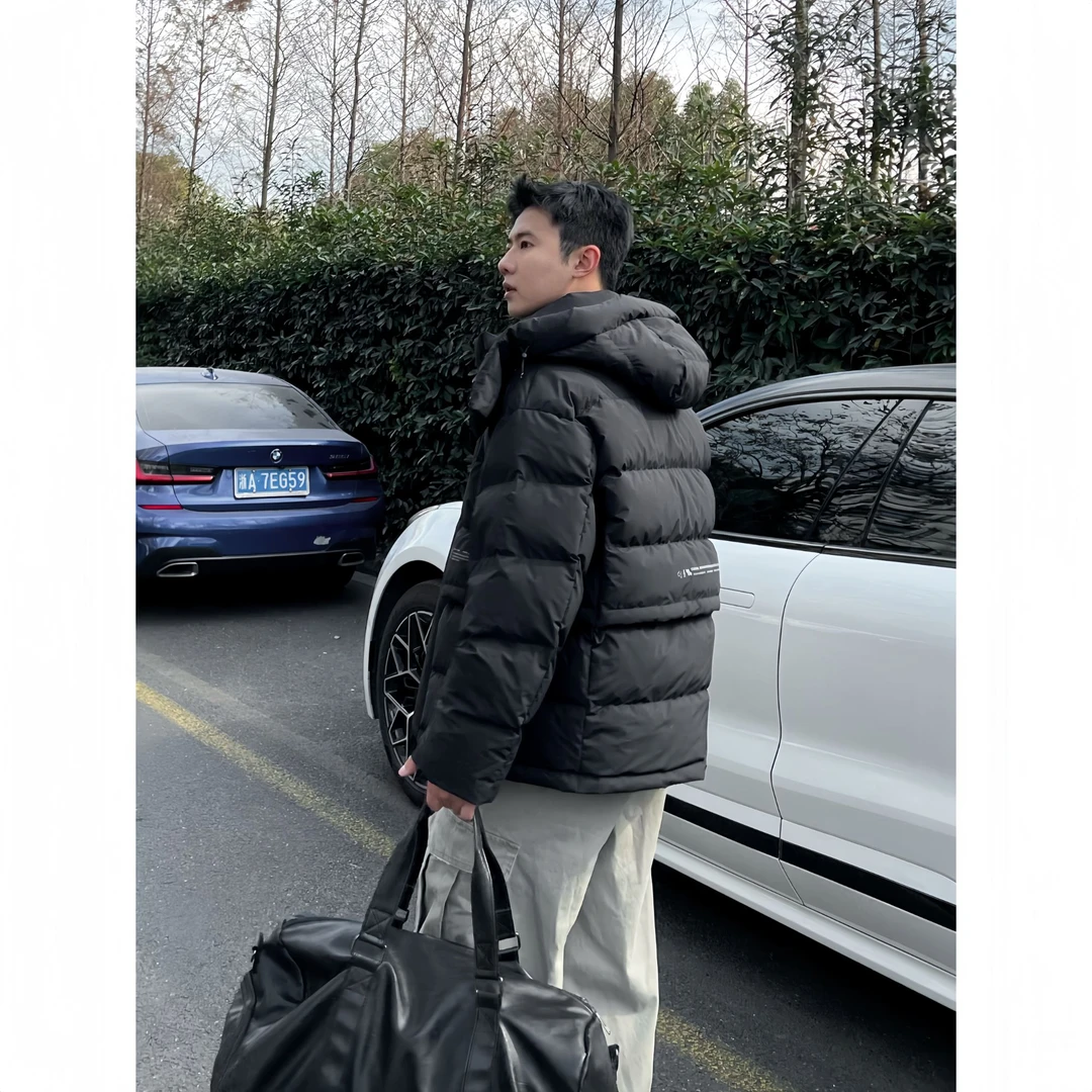 冬季百搭白鸭绒男士冬季新款羽绒服时尚休闲保暖外套2A333