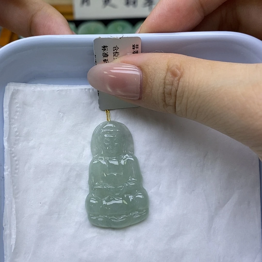【闪购商品】颈饰未镶嵌翡翠小观音