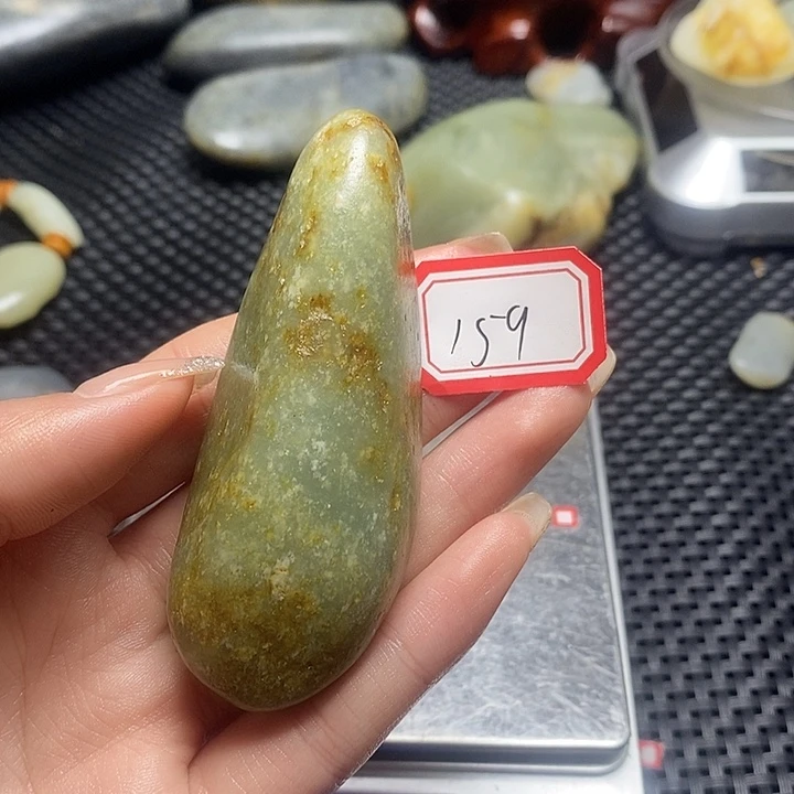 和田玉未镶嵌挂件159