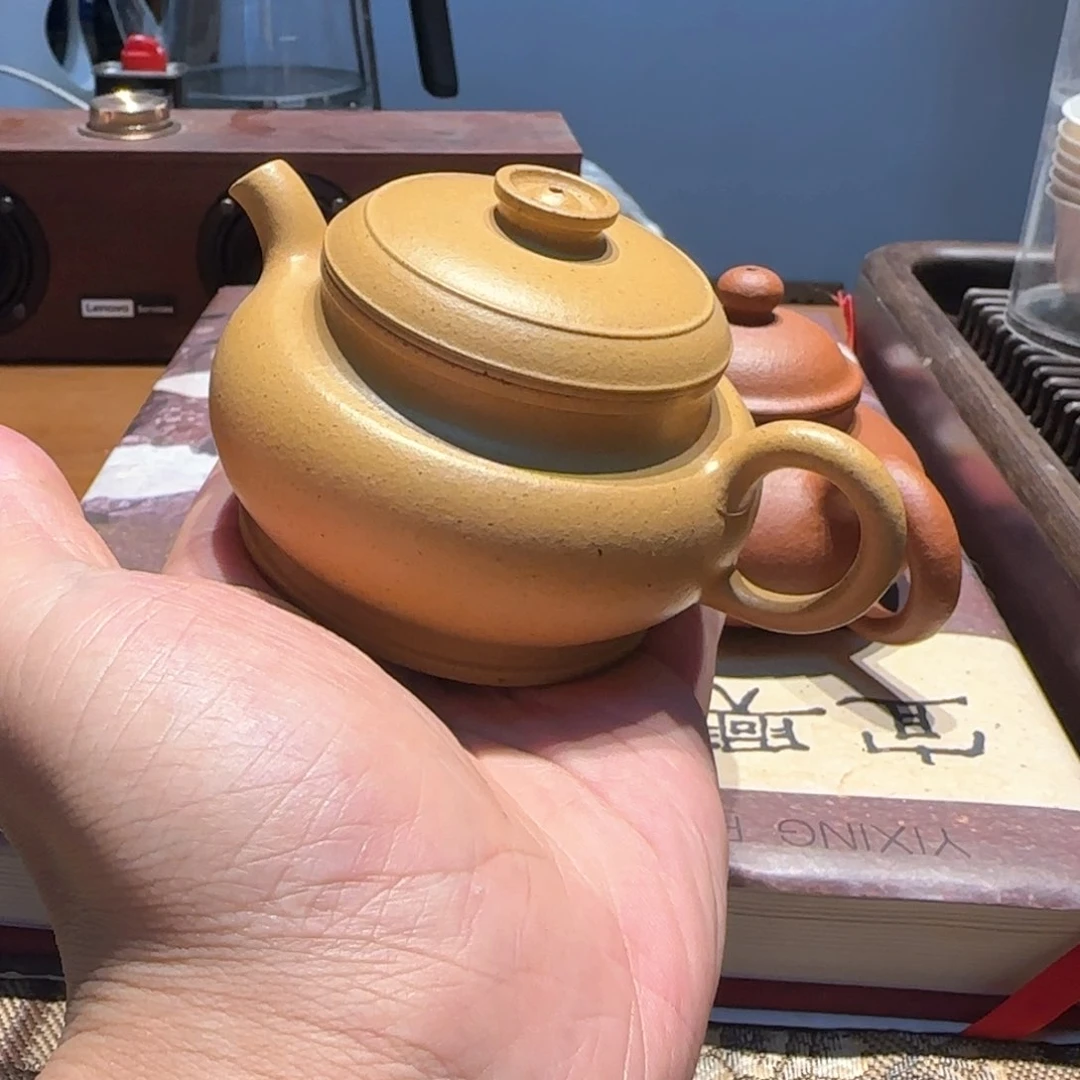 茶壶紫砂、**驫黄金段 松金