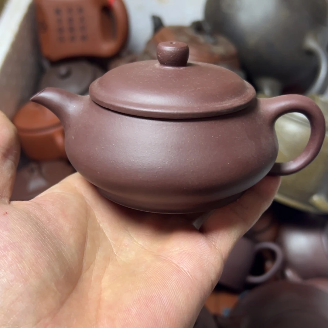 茶壶紫砂宜兴原矿紫砂壶180毫升容量