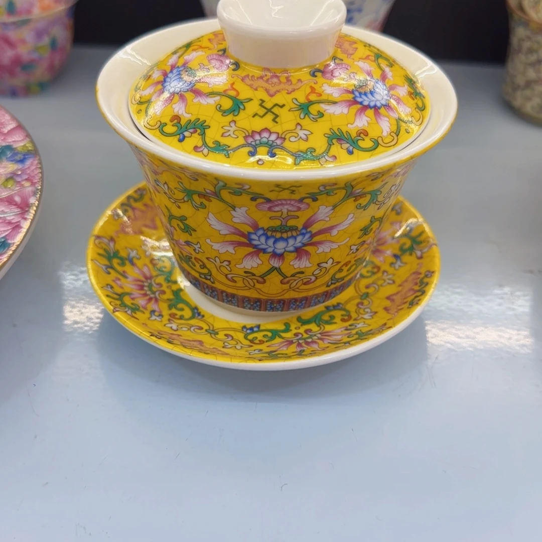 这些盖碗真好看！！！