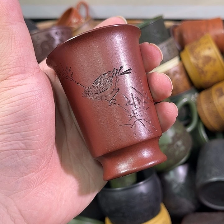 茶杯紫砂全手工紫砂主人杯