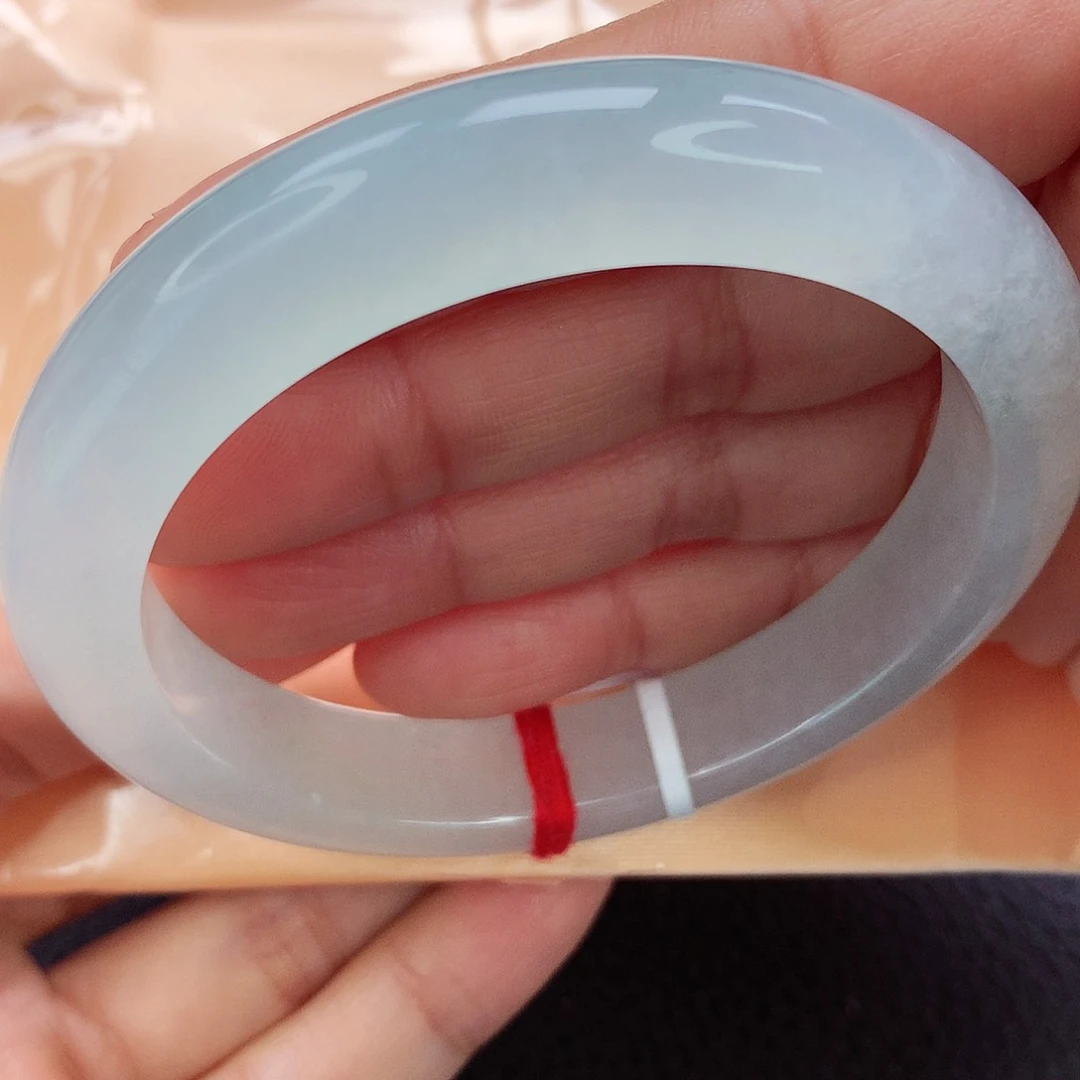 未镶嵌手镯翡翠56.5 一尘不染