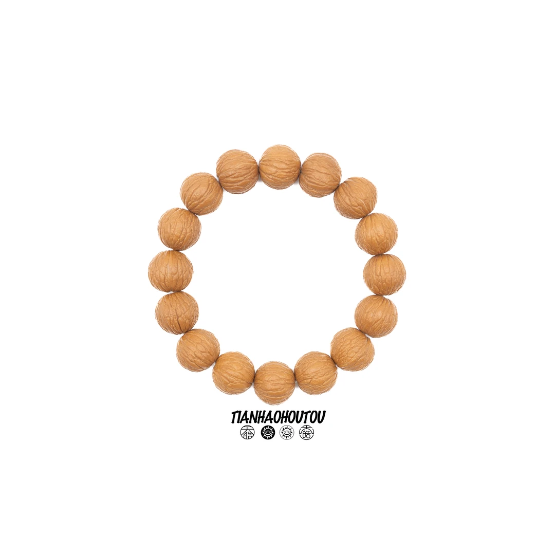 天皓猴头核桃手串【凤羽】