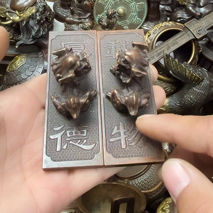 顺顺利利，铜器摆件