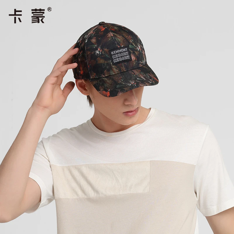 卡蒙 春夏时尚户外百搭复古棒球帽纯色防晒太阳帽潮流遮阳帽男款