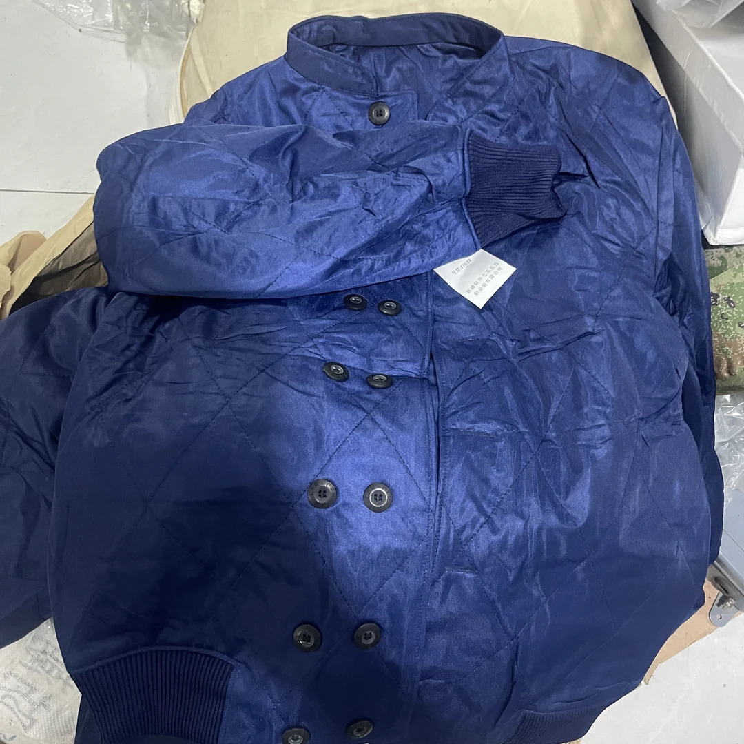 原品抗静电棉服套装火焰蓝