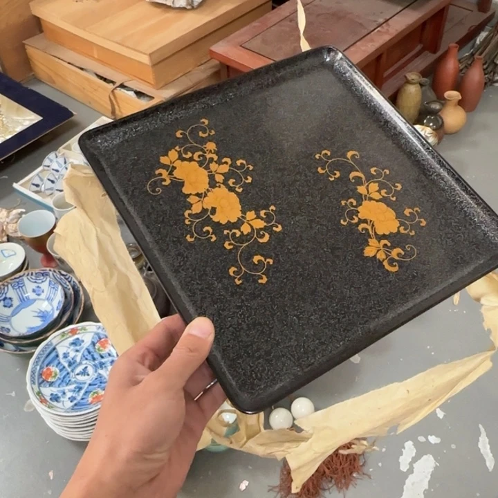 用***6瓷片茶道具工艺品