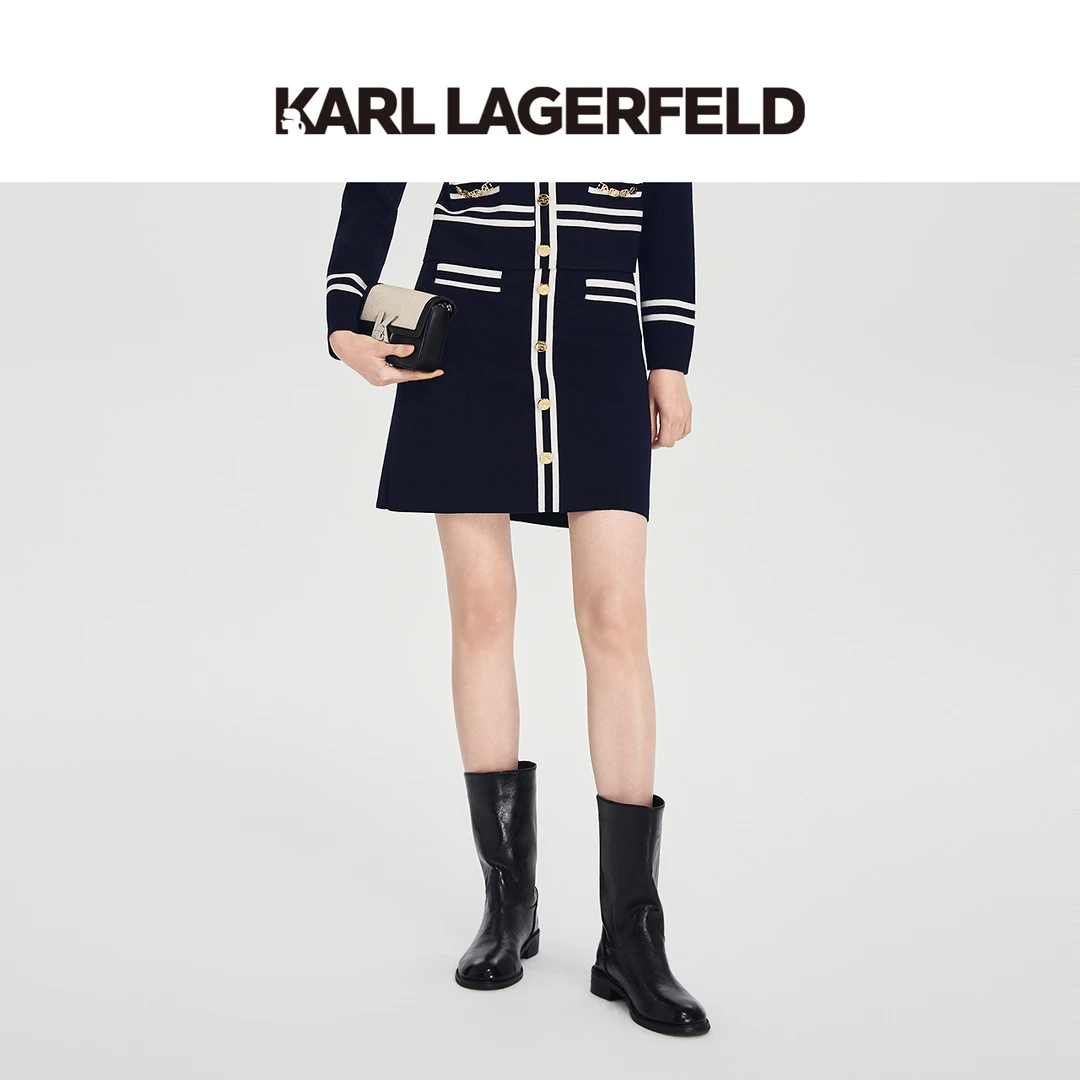 【诗语专属】KARLLAGERFELD秋季新款半身裙老佛爷M26E1202