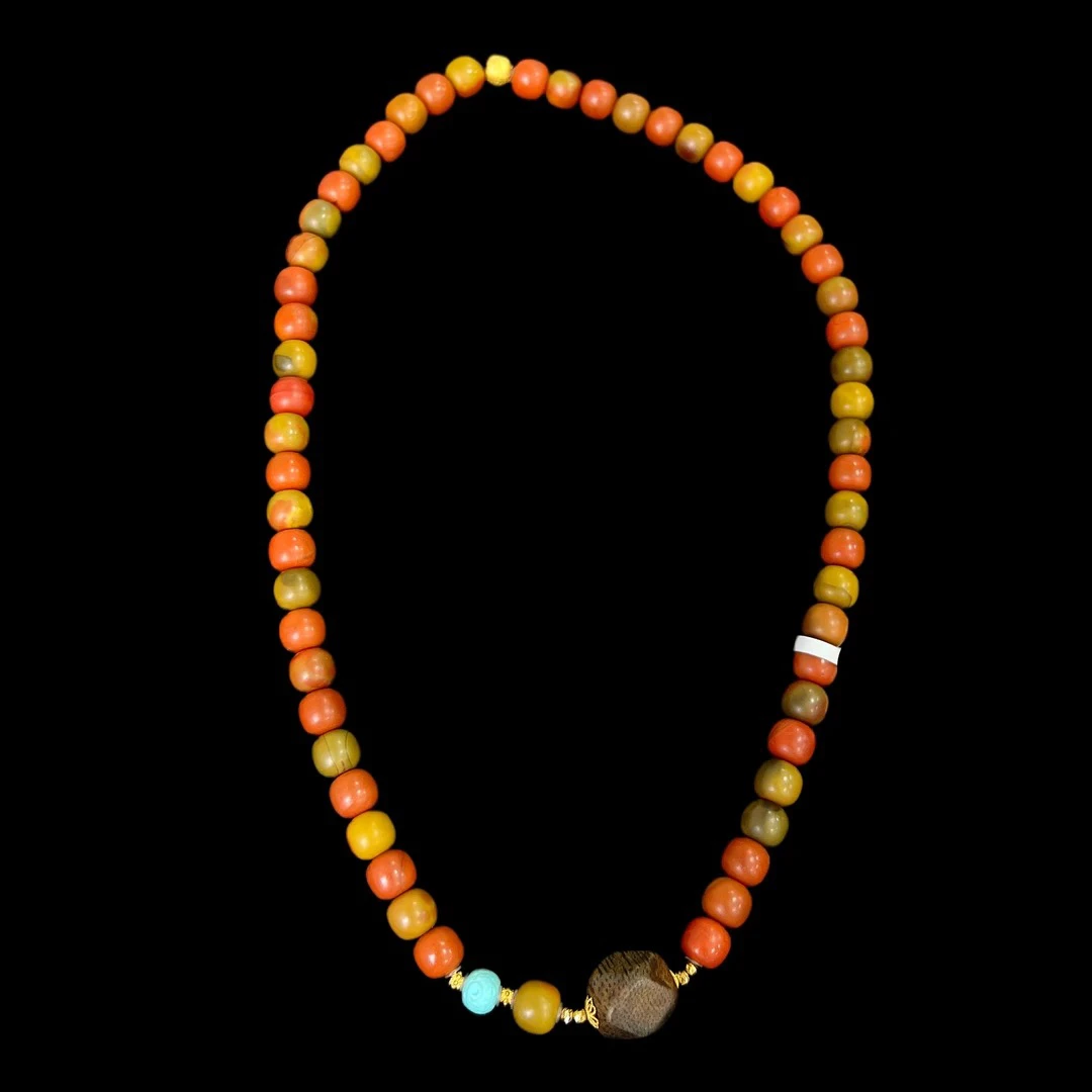 6328南红18k手串孤品