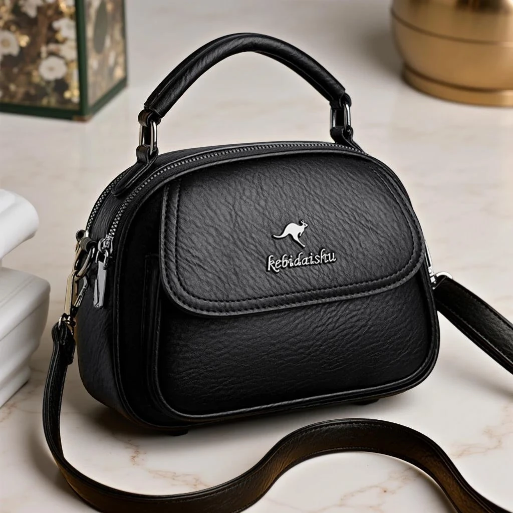 科彼袋鼠正品女包母亲节年秋冬小圆包时尚百搭6631网红款包包女