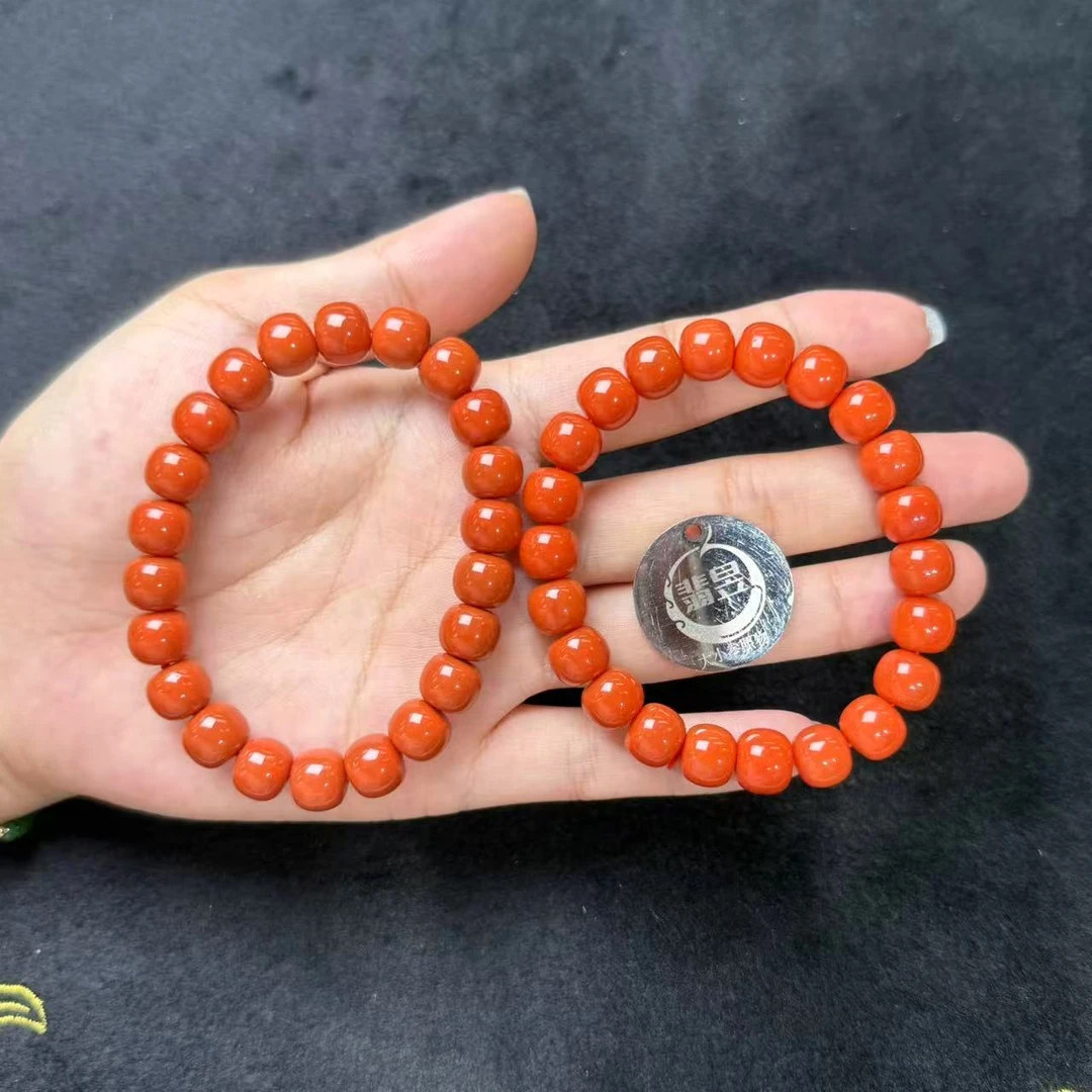 翡昱-N21-39150-624-南红手串/约9+/约20颗/-多样性发其一-C