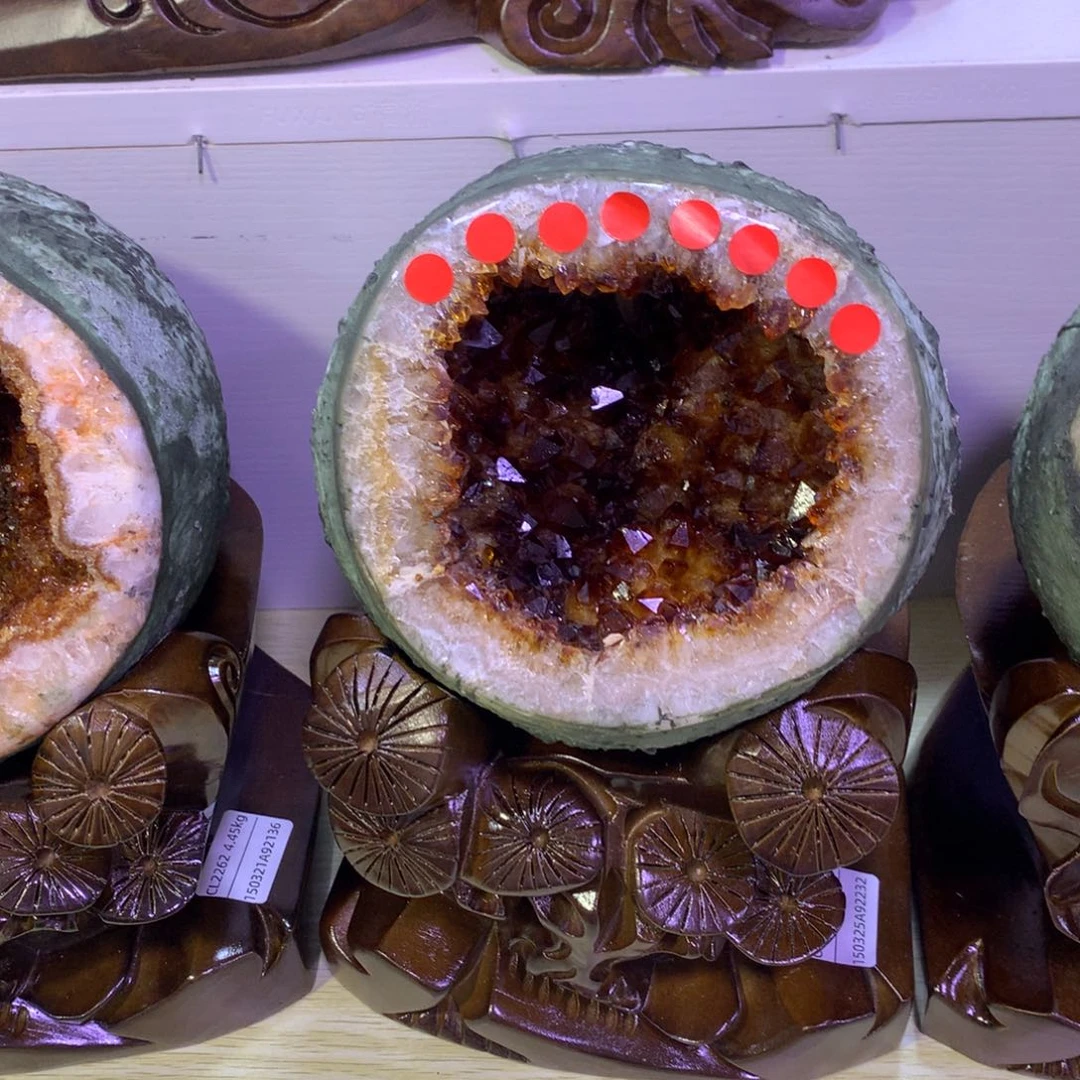 未镶嵌黄晶大型摆件（非配饰）