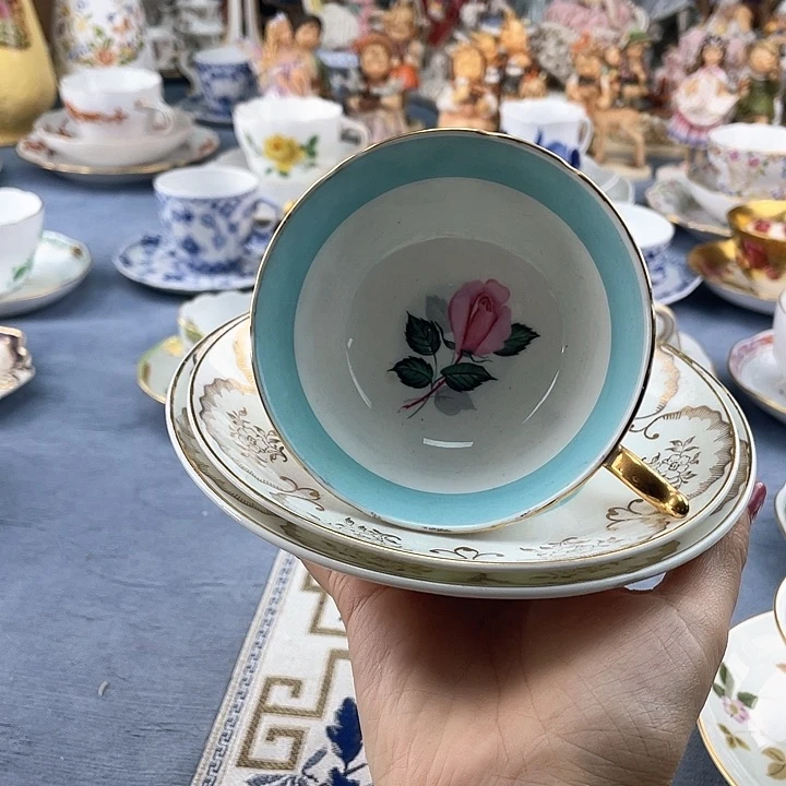 中古欧瓷瓷器小房子