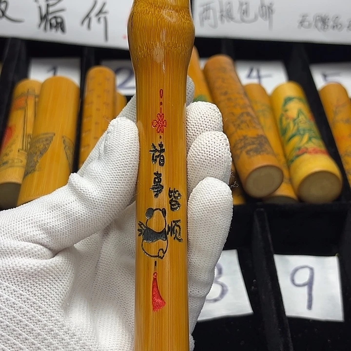 魏***两竹类涂精品实心玉竹系列