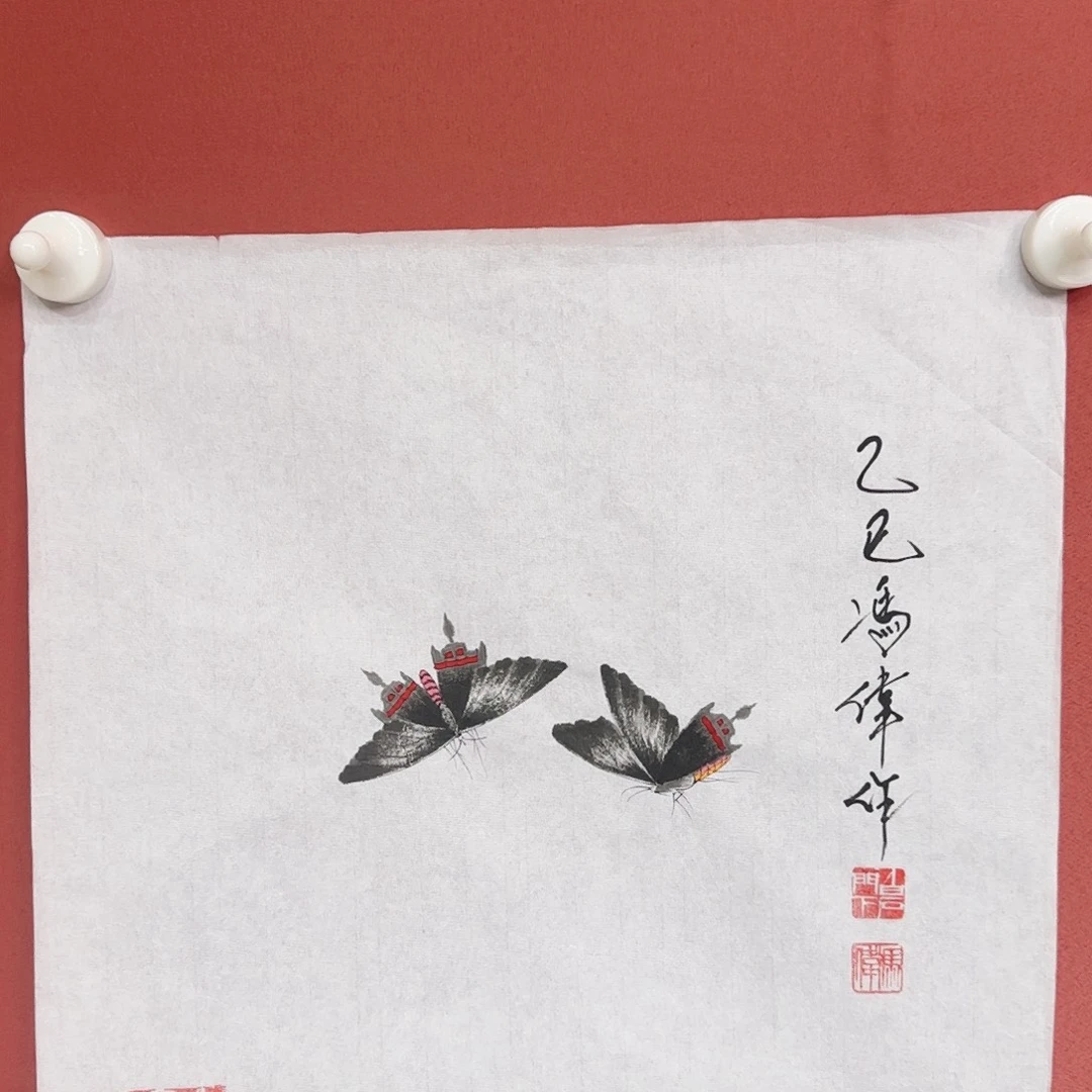 国画冯伟老师手绘作品