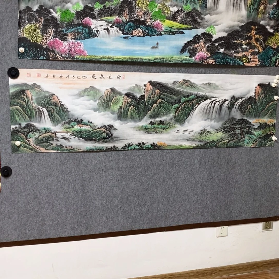 国画徐*宝1.8米长的源远流长