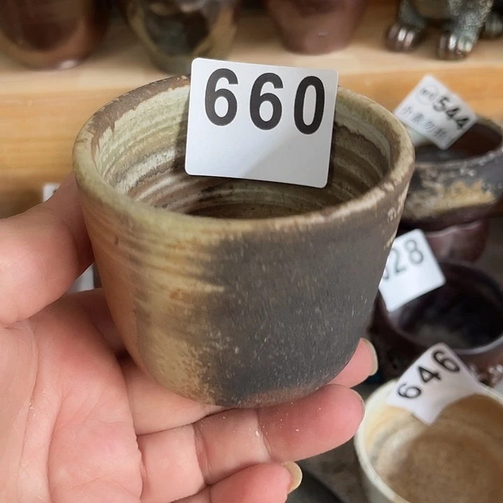 茶杯紫泥柴烧纯手工660