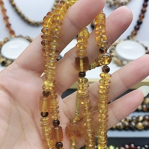 琥珀颈饰未镶嵌琥珀6