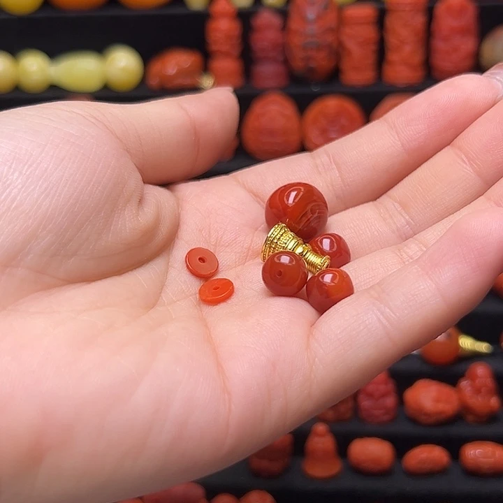 婷***南红玛瑙合金卡10