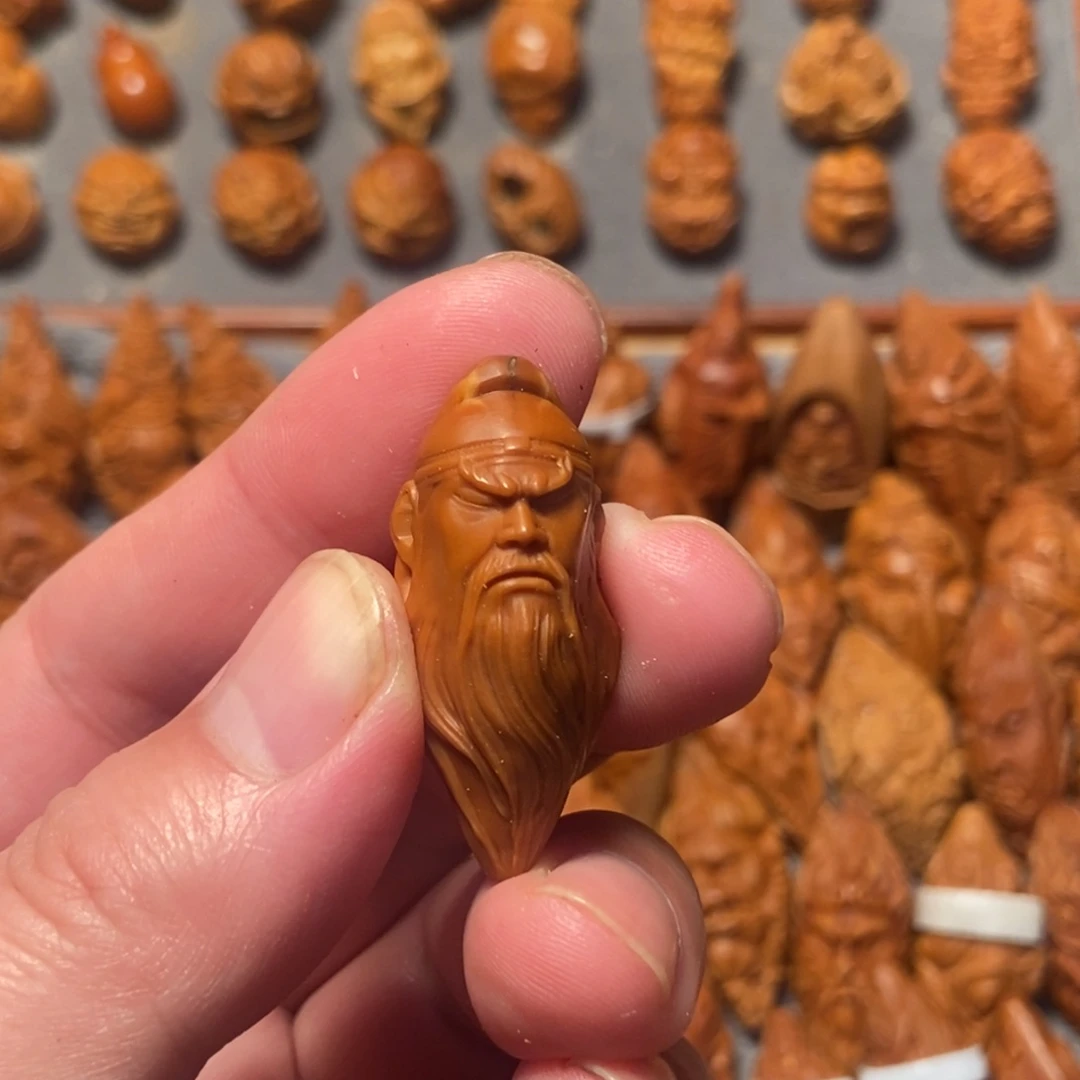 手串/手链橄榄核关公头