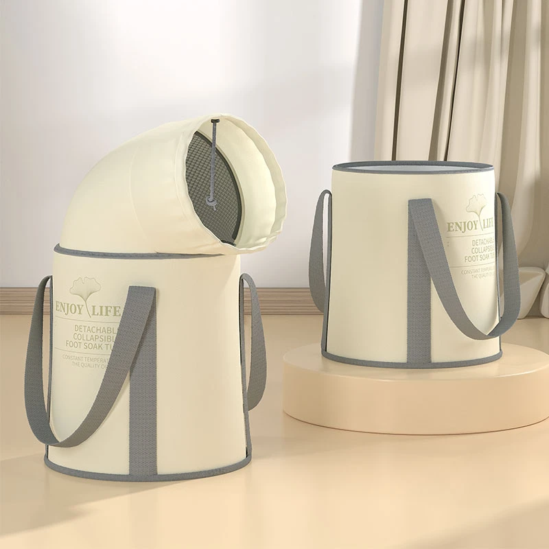 露俏可折叠泡脚袋高深过小腿家用便携式足浴洗脚盆加高宿舍泡脚桶