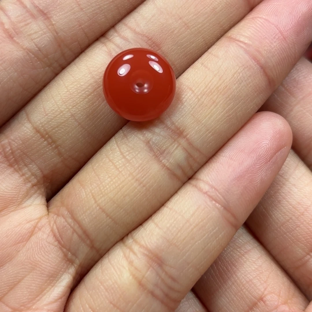 未镶嵌平安扣南红玛瑙Z*生