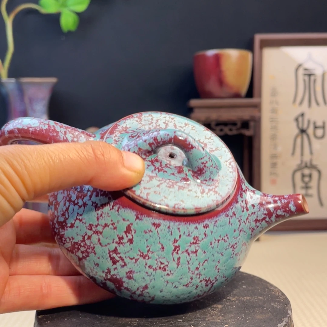 停***北钧瓷其他半手工 茶壶