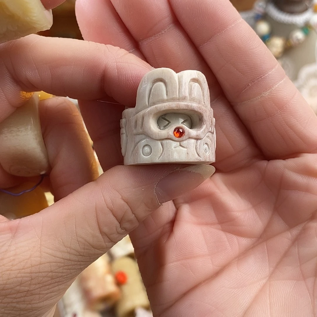 鹿骨把件10号星空专拍跑环