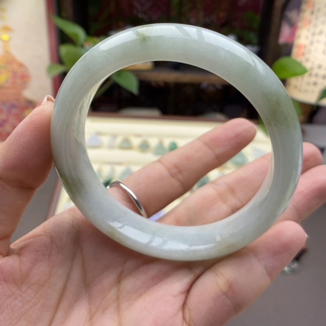 翡翠未镶嵌手镯手镯54.9