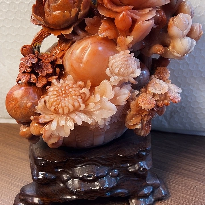 寿山石灵**妹雕刻艺术品