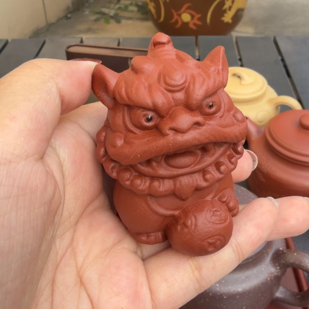 紫砂茶壶宜兴原矿老红泥