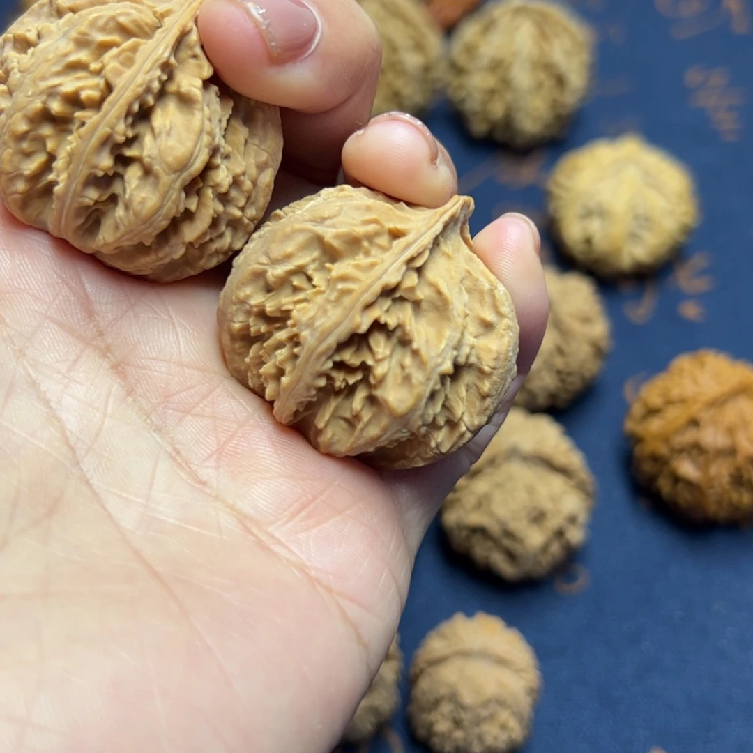 文玩核桃把件秦岭野生植物核桃
