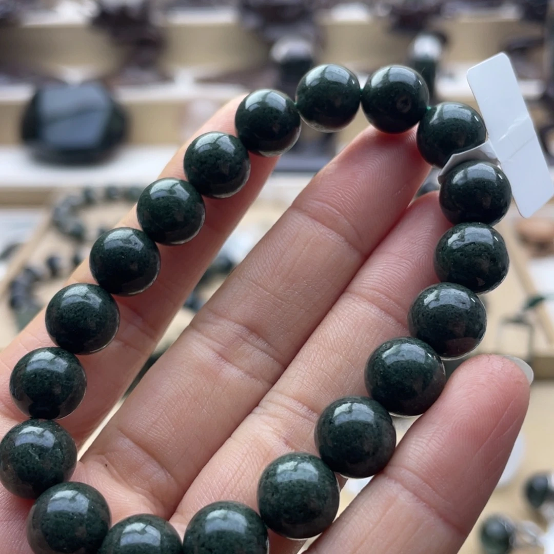 未镶嵌手链水晶绿幽灵满盆手串