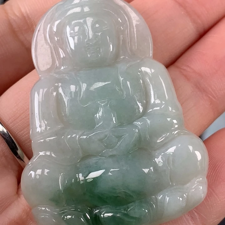 颈饰未镶嵌翡翠观音
