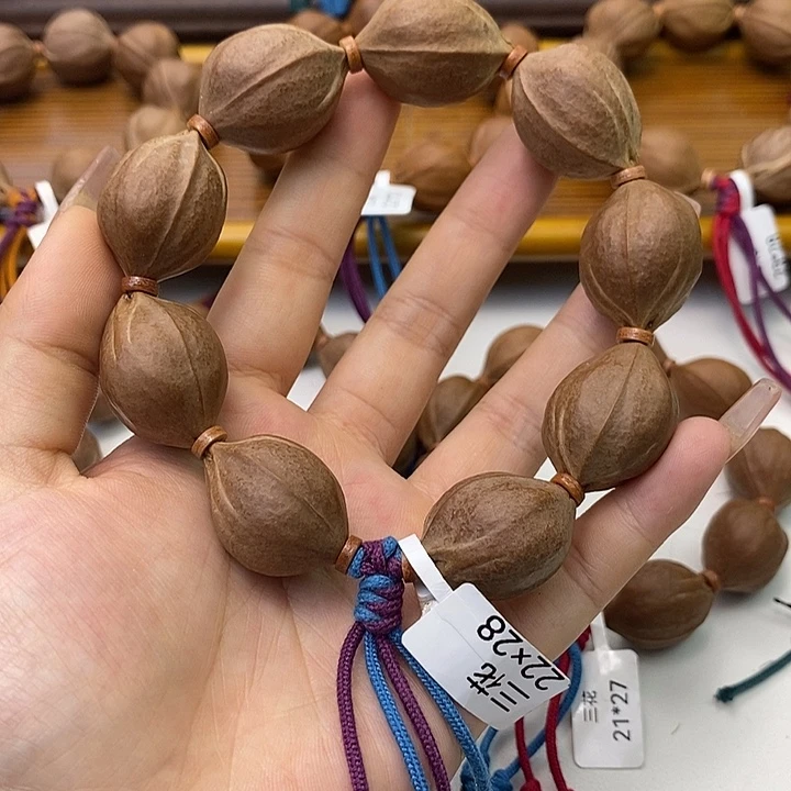 我***张手串橄榄核梅林铁核